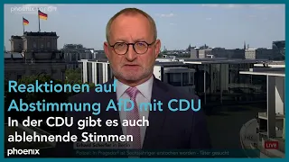 Abstimmung der AfD mit CDU in Thüringen: Einschätzungen von Erhard Scherfer aus Berlin am 15.09.23
