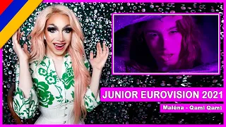 ARMENIA - Maléna - Qami Qami | Drag Queen Reacts to Junior Eurovision 2021