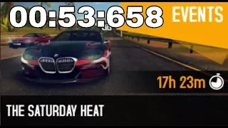 Asphalt 8 The Saturday Heat French Guiana Mercedes Benz SLK 55 AMG SE 00:53:658