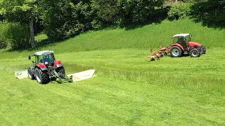 1. Schnitt silieren & güllen 2021 Krone | Lindner | MF | Pöttinger | Aebi Lasco first cut silage