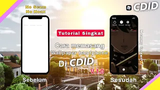 "Tutorial Singkat" cara memasang Wallpaper handphone di CDID V.1.0 // Car Driving Indonesia (Roblox)