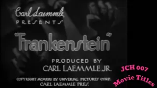 Frankenstein (1931) Opening Title