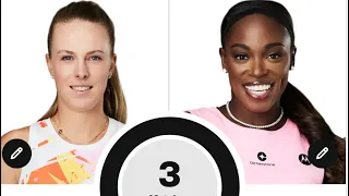 Coco Gauff by the numbers Sloane Stephens 🇺🇸❤️ vs Magdalena Frech ❤️🇵🇱 WTA France Tennis Coverage 🎙️