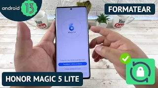 Formatear Honor Magic 5 Lite