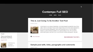 Contemo FULL SEO Blogger Theme - configuration instructions