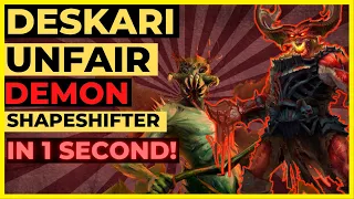 PATHFINDER: WOTR - DESKARI on Unfair in 1 SECOND - DEMON Shapeshifter