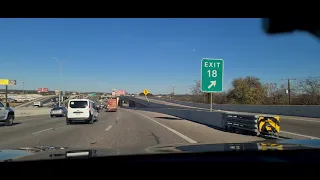 Driving Around San Antonio,TX  - 4K I-10 to I-410 eastbound