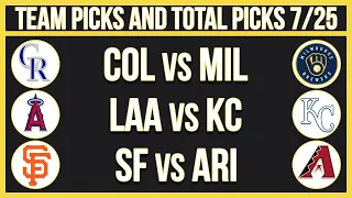 FREE MLB Picks and Predictions Today 7/25/22 Baseball MLB Betting Tips and Analysis