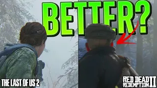 Proof that Red Dead Redemption 2 has Better Graphics than The Last of Us 2? - PS4 Pro Comparison