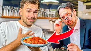 Ein Restaurantkritiker testet meine PASTAMARKE 😅🍝