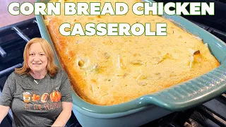 CORN BREAD CHICKEN CASSEROLE