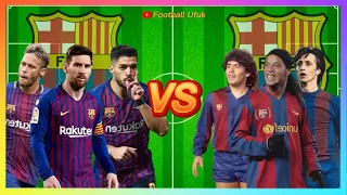 Choose your super trio | MNS VS RMC (Messi,Neymar,Suarez vs Ronaldinho,Maradona,Cruyff)