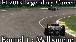 F1 2013 Legendary Career - Round 1 ;Melbourne w/Live Commentary