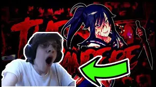 Every Reaction of Players Beating THE YANDERE!!!