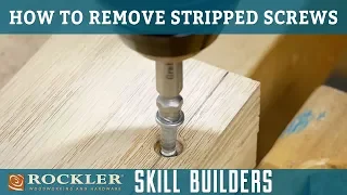 How to Remove Stripped Screws with a Screw Extractor | Rockler Skill Builder