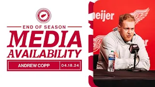 Andrew Copp 2023-24 Detroit Red Wings End of Season Media