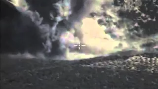 Нанесение удара по огневой позиции РСЗО подразделения боевиков ИГИЛ