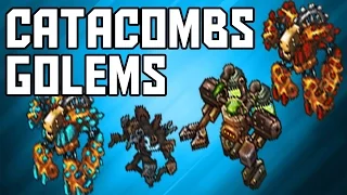 [Tibia Where to TEAMHunt - MS/ED 250+] Catacombs Golems (2kk/hr @ 271 & 352)