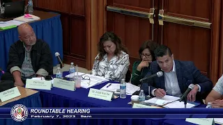 Roundtable Hearing - Senator Chris Barnett - February 7, 2023 9am Pt.1