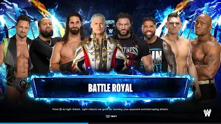 WWE 2k24- Battle Royal- L.A vs. Jimmy vs. Seth vs. Cody vs. Roman vs. Jey vs. Gunther vs. Bobby