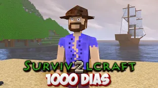 Eu vou sobreviver 1000 dias em um mundo no Survivalcraft 2 #1
