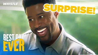 Nate Burleson Gives Unsuspecting Fans The BEST DAY EVER! 🙌