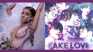 GOD IS A WOMAN (FAKE LOVE ROCK REMIX) - ARIANA GRANDE (feat. BTS) (MASHUP)