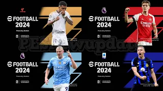 PES 2021 Menu eFootball 2024 Club Pack Vol 1 by PESNewupdate