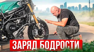 Benelli Leoncino 800 Trail - такой скремблер нам нужен #МОТОЗОНА №198