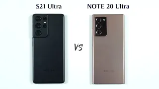 Samsung S21 Ultra vs Note 20 Ultra in 2022 | SPEED TEST