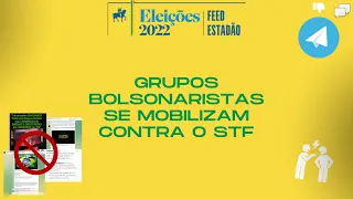 Mensagens contra o STF circula em grupos bolsonaristas