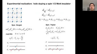 Ya-Hui Zhang - "Fractional Fermi Liquid from doping spin-triplet doublons..."
