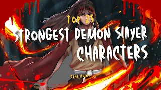 Top 25 Strongest Demon Slayer Characters