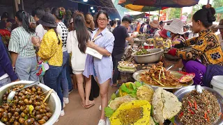 Best Cambodian Street Food - Grilled Bees, Snail, Crab,fish, Chicken, And More