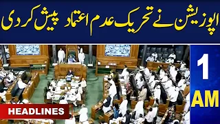 Samaa News Headlines 1AM | No Confidence Motion | SAMAA TV | 27 July 2023