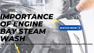 Importance of Engine Bay Steam Cleaning Urdu