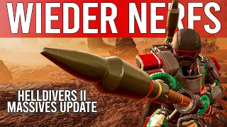 Helldivers 2 MASSIVES Update - 20+ Waffen Nerfs & Buffs