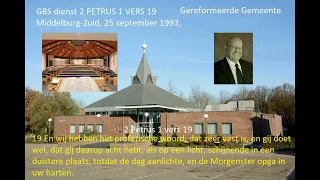 𝐃𝐬 𝐒𝐩𝐚𝐚𝐧𝐬__𝟐 𝐏𝐞𝐭𝐫𝐮𝐬 𝟏__𝐆𝐁𝐒__Gereformeerde Gemeente__Middelburg - Zuid.