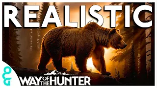 Realistic KODIAK BEAR Hunt, NOTORIOUSLY SKITTISH | WAY OF THE HUNTER