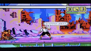 Comix zone on the Sega megadrive.