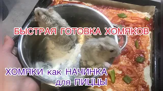 Готовим ХОМЯКОВ/ КАК ПРАВИЛЬНО?/ Пицца с Хомяка/ Hamsters