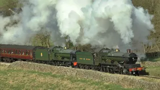 K.W.V.R Day2 Featuring GWR 4079 Pendennis Castle & 6990 Witherslack Hall 22 03 2024