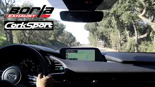 CORKSPORT SRI & MIDPIPE + BORLA S-TYPE | SOUNDS/CABIN NOISE | 2021 MAZDA3 HATCHBACK