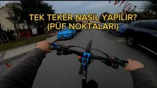 TEK TEKER NASIL YAPILIR?/HOW TO WHEEL?/ROCKRİDER 540