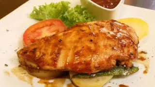 Recipe - Barbecue Chicken Steak Recipe With English Subtitles