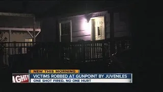 Victims robbed at gunpoint by juveniles