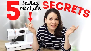 Did you know SEWING MACHINE can do THIS? 5 sewing machine secrets!