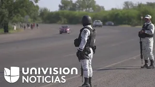 Autoridades mexicanas blindan sus carreteras fronterizas para evitar la llegada de más migrantes