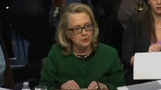 Clinton defends Benghazi action in heated testimony