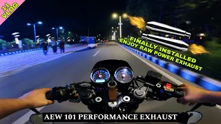 Finally Installed AEW TE101 Exaust On Continental GT 650 || Loud Crackles || Enjoy Raw Power Exaust